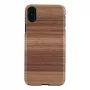 Puzdro na telefón man and wood pre iPhone X/XS, Strato čierna, ochranné tvrdé puzdro