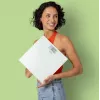 Ecomed by Medisana PS-72E osobná váha – 150 kg, sklenená plošina, biela