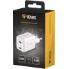 Nástenná USB-C nabíjačka YENKEE G35D 2x18W Power Delivery 3.0 3A