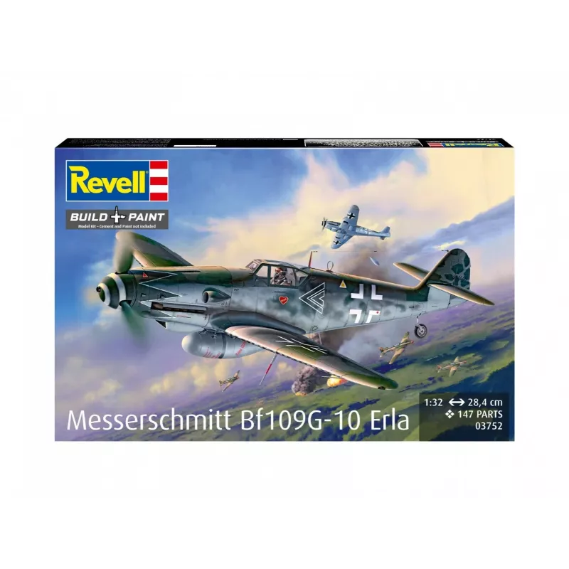 Plastový model lietadla REVELL Messerschmitt Bf109G-10 Erla mierka 1:32