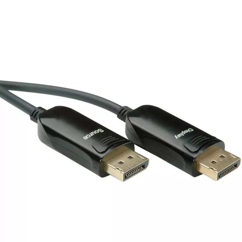 ROLINE DisplayPort v1.4 kábel AOC 8K60 samec/samec 20m - kábel - digitálny/zobrazovací/video - 20 m (14.01.3493)