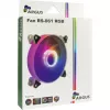 Inter-Tech Argus RS-061 RGB 120 mm ventilátor do skrine, 120x120x25 mm, PWM