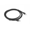 Sieťový kábel LANBERG PCU5-10CC-0200-BK RJ-45 Cat5e U/UTP 2 m čierny