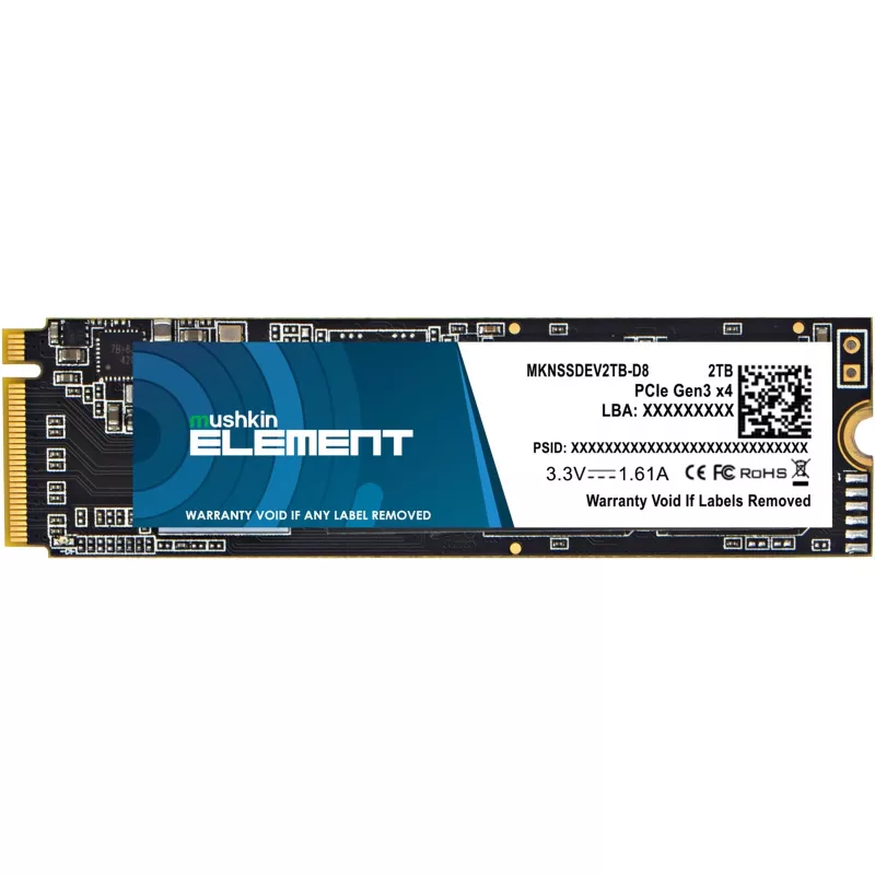 Mushkin ELEMENT – SSD – 2 TB – interný – M.2 2280 – PCIe 3.0 x4 (NVMe)