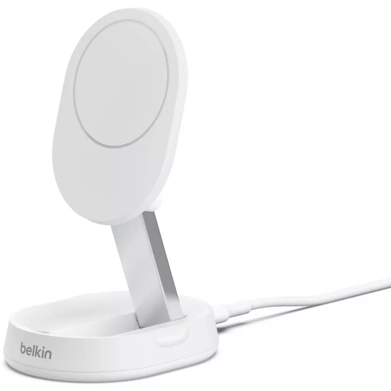 Belkin BoostCharge Pro smartfón biely AC bezdrôtové nabíjanie rýchlonabíjanie interiér