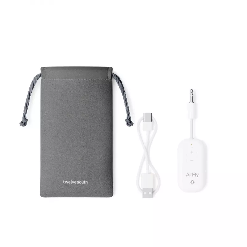 Twelve South AirFly Pro 2 Bluetooth audio adaptér, biely