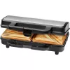 ProfiCook PC-ST 1092 - sendvičovač - 900 W - nerez/čierna