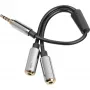 Sharkoon PMP35 - audio adaptér - 4-pólový mini konektor samec (M)