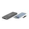 GEMBIRD EE2280-U3C-01 Gembird puzdro M.2 na USB 3.0, hliník, čierna