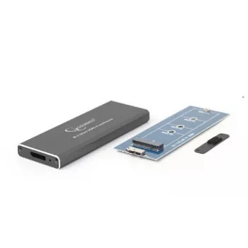 GEMBIRD EE2280-U3C-01 Gembird puzdro M.2 na USB 3.0, hliník, čierna