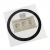 Protiprachový filter DEMCiflex 140 mm okrúhly – čierny/biely pre ventilátory do skrine