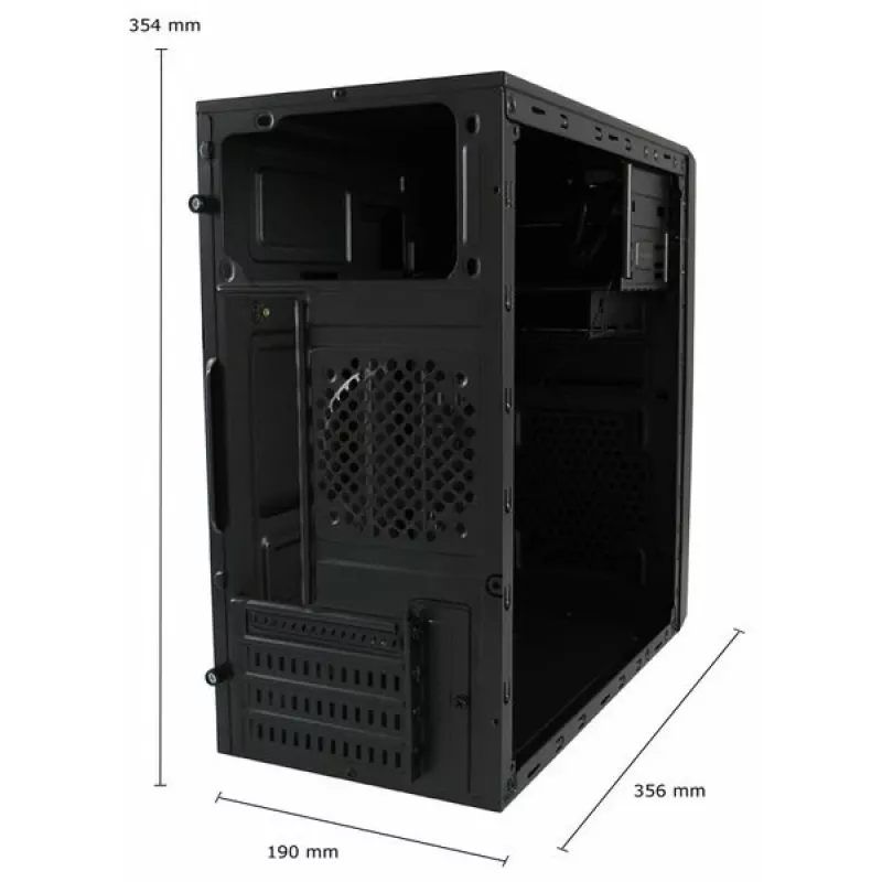 PC skriňa LC-Power 2014MB Midi Tower čierna