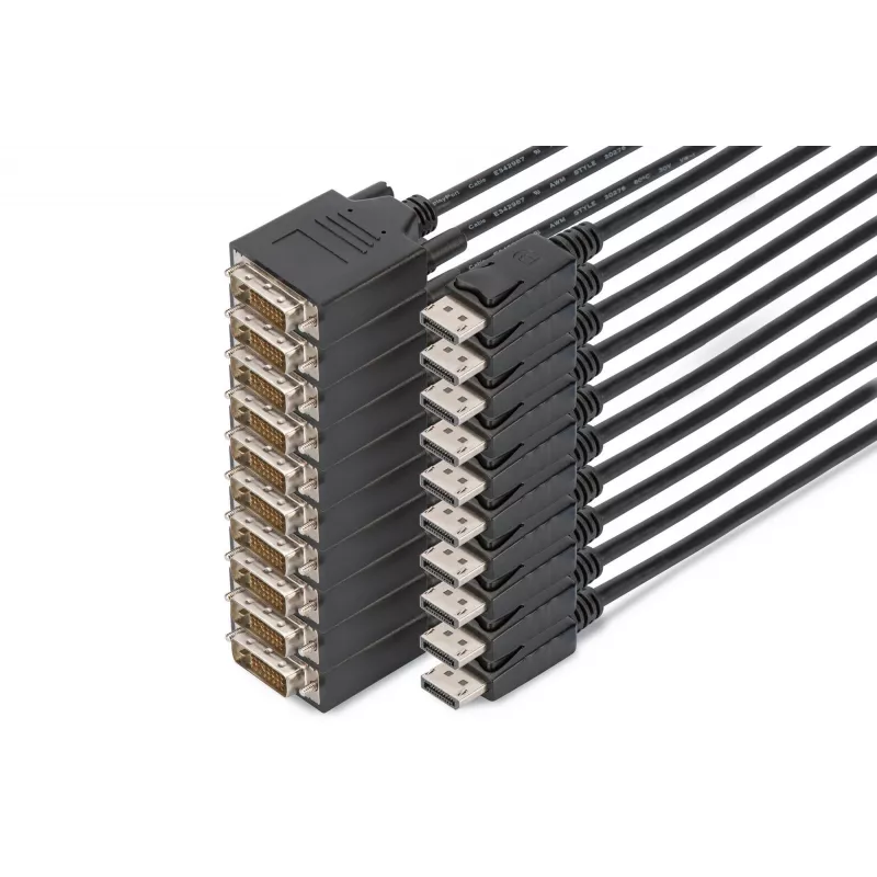 Digitus DisplayPort – DVI adaptérový kábel, balenie 10 ks