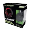 Herný headset ESPERANZA BLACKBIRD, mikrofón, USB/Jack 3,5 mm, čierny/červený