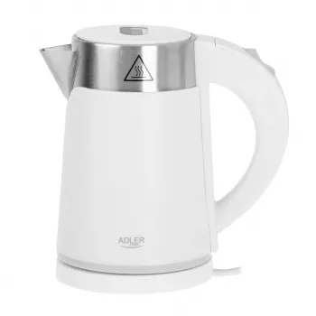 Rýchlovarná kanvica Adler AD 1372w – 0,6 l, 800 W, nerezové telo, dotykové ovládanie