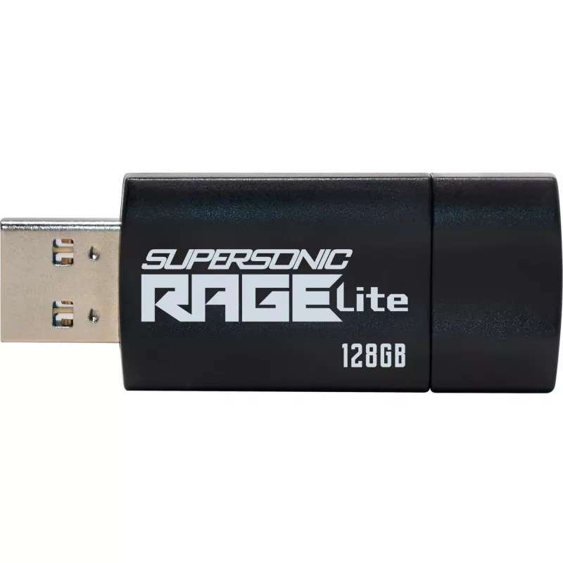 USB flash disk PATRIOT Supersonic Rage Lite 128 GB USB Type-A 3.2 Gen 1, 180 MB/s, modrý/čierny