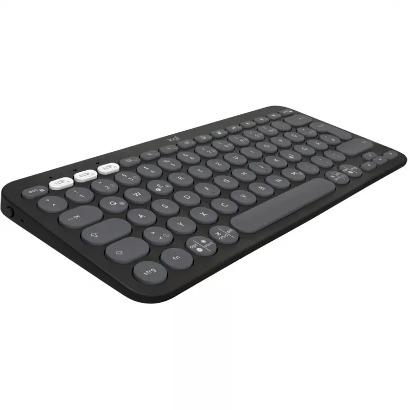 Logitech Pebble Keys 2 K380s - klávesnica - bezdrôtová - Bluetooth LE - QWERTZ - nemecká - Tonal Graphite (920-011795)