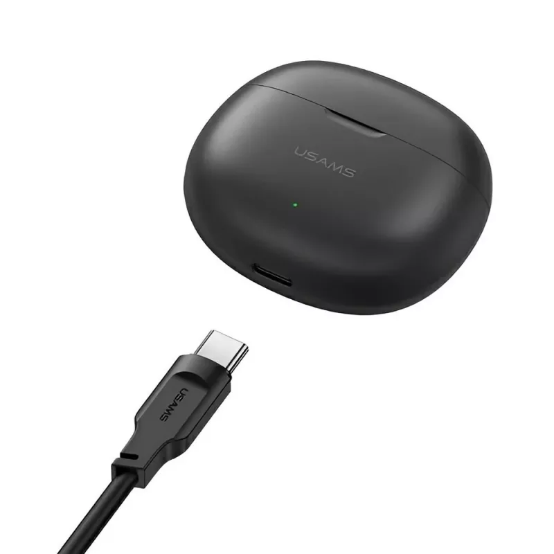 Slúchadlá Usams BHUYO01 Bluetooth slúchadlá 5.3 TWS Rhymbo čierne