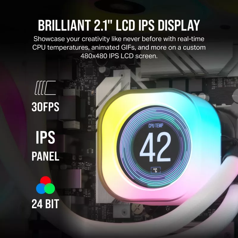 Displej Corsair CW-9061012-WW biela 210g