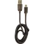 LC-POWER kábel USB-Micro-1M-6 1m strieborný kov, USB-A na Micro-USB (LC-C-USB-MICRO-1M-6)