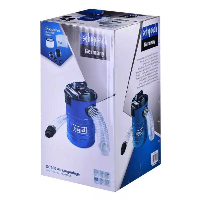 Scheppach DC100 odsávač prachu, 65 l, 1200 W