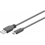 Wentronic 41074 USB kábel 1 m 3.2 Gen 2 (3.1 Gen 2) USB A USB C čierny (41074)