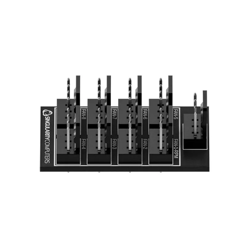 Fan hub Singularity Fan-Node 2x4 SC-PWM-N-2x4 — PWM rozbočovač pre 2×4-pin ventilátory