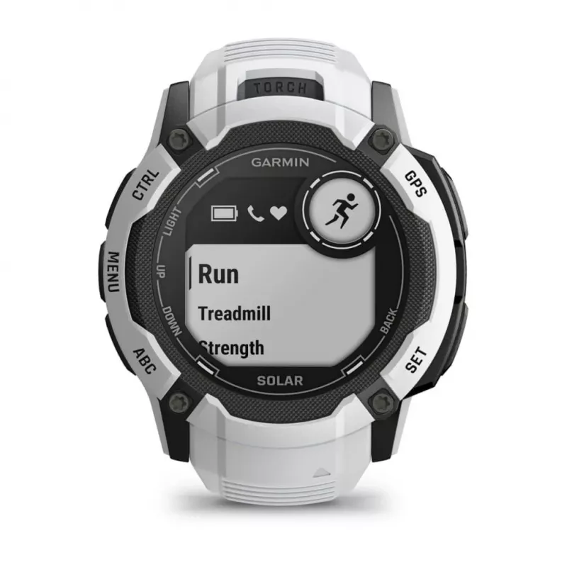 Garmin Instinct 2X Solar 2,79 cm (1,1) MIP 50 mm digitálny 176 x 176 pixelov dotyková obrazovka biela GPS (satelit)