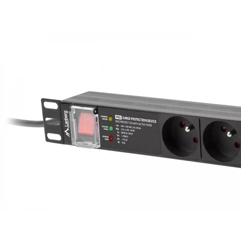Jednotka rozvodu napájania PDU Lanberg PDU-PRO-07E-0200-BK