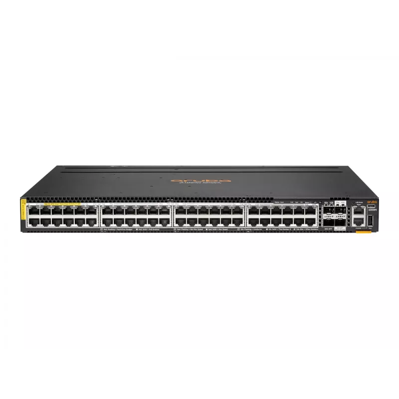 Managed sieťový switch HP Enterprise Aruba R8S90A 48x 5G Ethernet (100/1000/5000) PoE, RJ-45/USB-C konzola, 880 Gbit/s