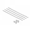 DeLOCK Patch panel 10 palcov 8 port Cat.6A 0,5U čierny