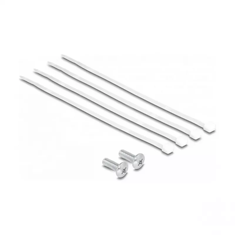 DeLOCK Patch panel 10 palcov 8 port Cat.6A 0,5U čierny