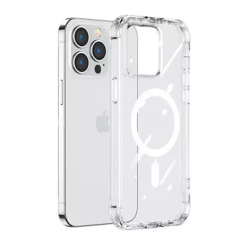Priehľadné magnetické puzdro Joyroom JR-14H6 pre iPhone 14 Pro, magnetický uzáver, číre ochranné puzdro