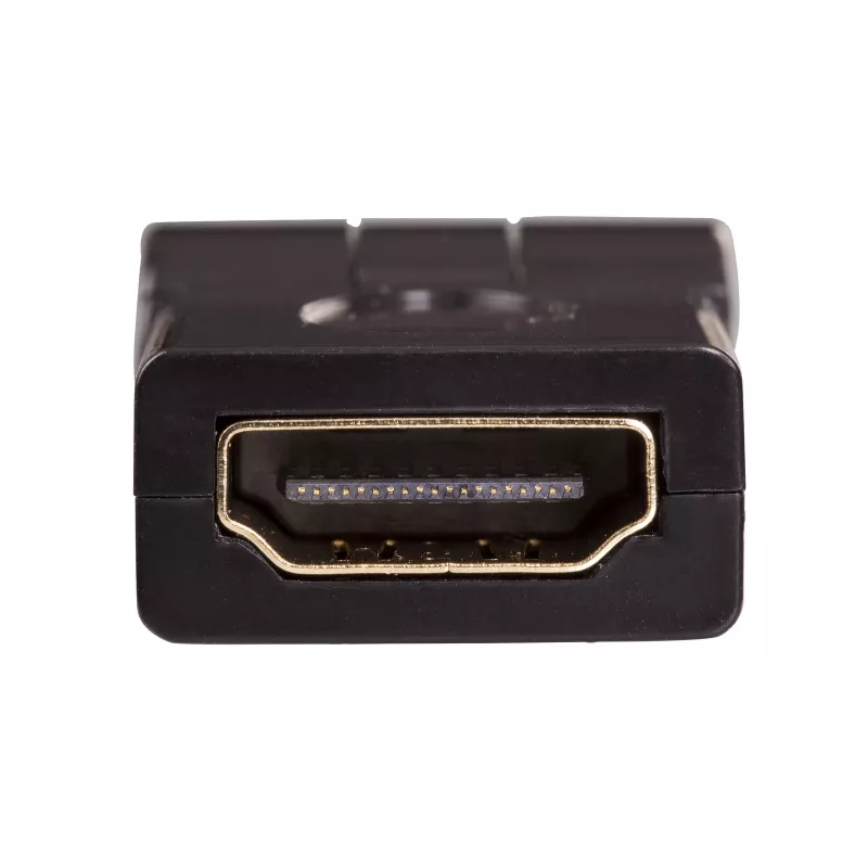 Akyga AK-AD-40 HDMI (M) na HDMI (F) 180° otočný uhlový adaptér, čierna