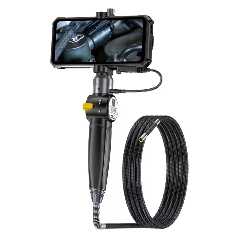 Ulefone uSmart E03 UF-EC03 endoskopická kamera, 1280x720 HD, sonda ovládateľná o 180° v dvoch smeroch, 6 LED, IP67, 1 m polotuhý kábel