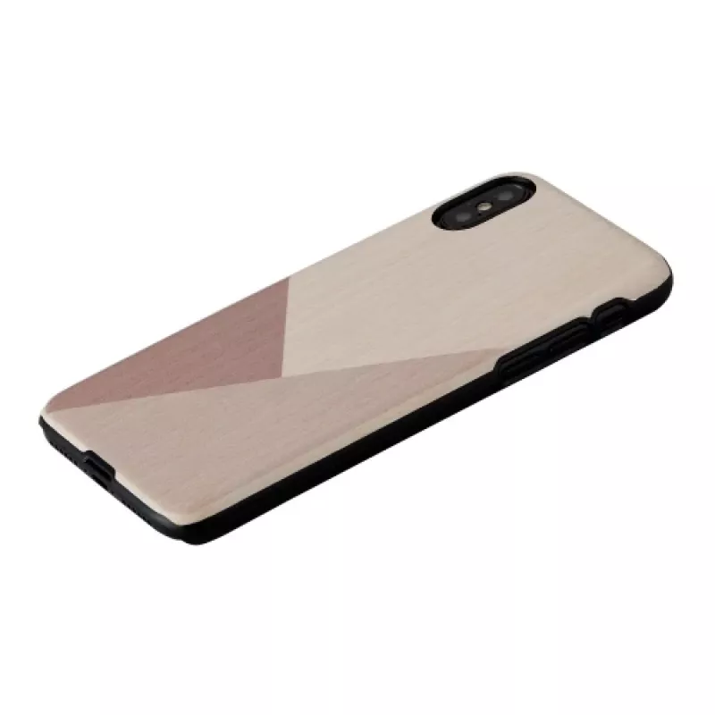 Puzdro na smartphone man and wood pre iPhone X/XS — tulipán čierna