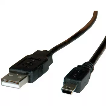 ROLINE USB 2.0 kábel, Type A - 5-pin Mini 0,8m (11.02.8708)