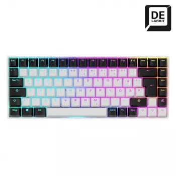 Klávesnica Sharkoon SKILLER SGK50 S3 75% biela