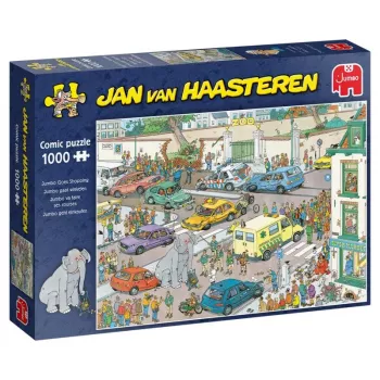 Jumbo Jan van Haasteren Jumbo geht einkaufen 1000 dielikov puzzle (20028)