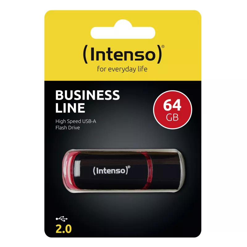 USB kľúč Intenso 64 GB USB Type-A 2.0 čierny červený