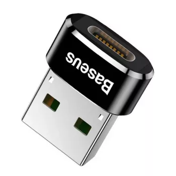 Baseus USB konektor samec na Type-C konektor samica adaptér konvertor čierny