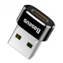 Baseus USB konektor samec na Type-C konektor samica adaptér konvertor čierny