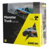 Rádiom ovládaný Amewi Monster Truck DieCast 1:64 RTR, modrá/oranžová