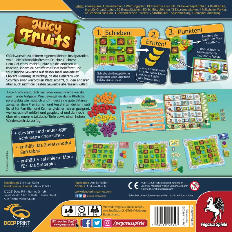 Deep Print Games: Juicy Fruits, stolová hra