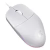Káblová myš DEFENDER AZORA MB-24 — obojručná optická USB myš, 1200 dpi, 3 režimy rozlíšenia, biela, 109×86×34 mm