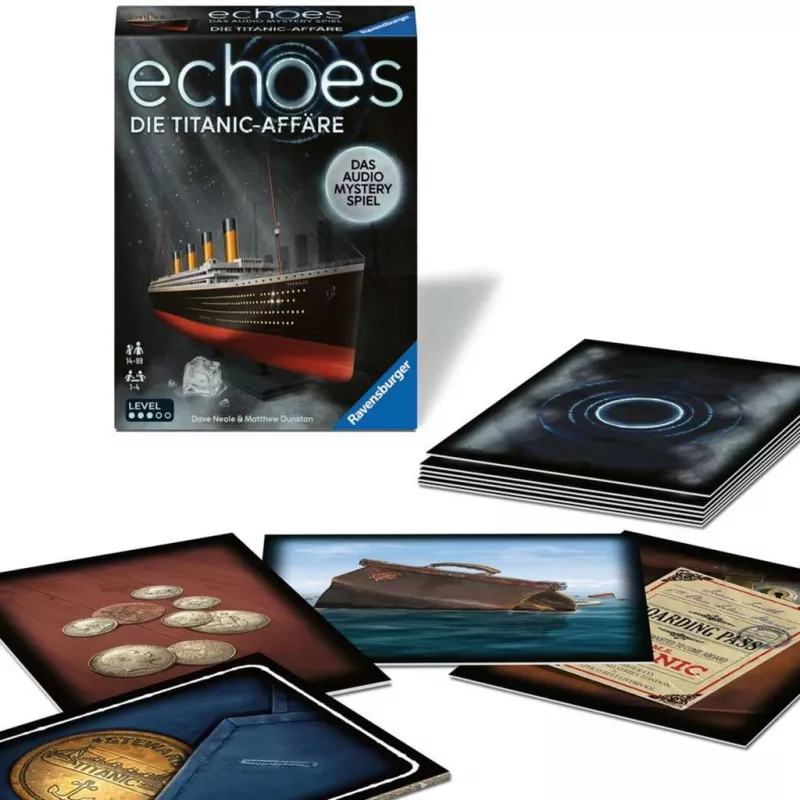 echoes Die Titanic Affair, rodinná hra