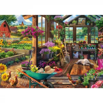 Jeff Haynie: Gartenhaus, puzzle 1000 dielikov