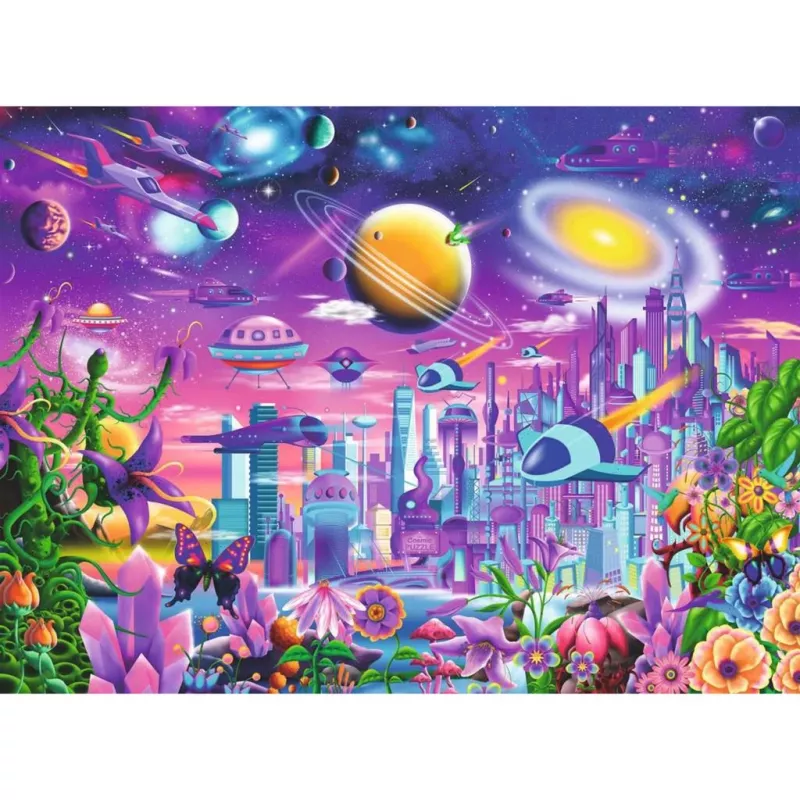 Detské puzzle Cosmic City (200 dielikov)