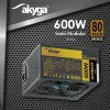 Akyga Ultimate AK-U4-600 ATX napájací zdroj 600 W, 80 PLUS Bronze, aktívne PFC, 120 mm ventilátor