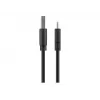 Goobay | USB-C nabíjací a synchronizačný kábel (USB-A > USB-C) | 38675 | čierny | RJ-45 | RJ-45 90°